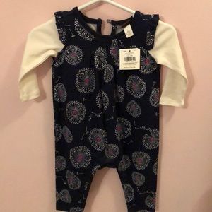 Tea Collection Wish Flutter Romper NWT